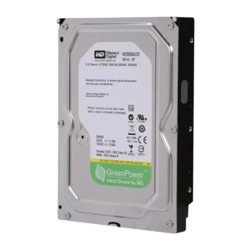 هارددیسک اینترنال وسترن دیجیتال مدل Green Power ظرفیت 500 گیگابایت