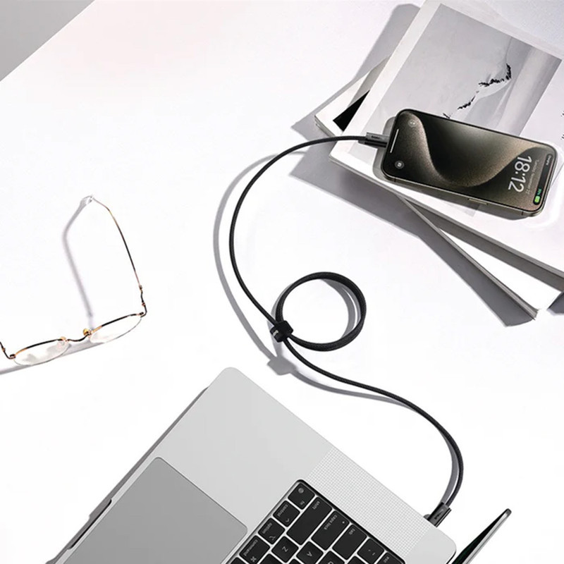 کابل تبدیل USB-C به USB-C بیسوس مدل Dynamic 3 Series 100W طول 2 متر