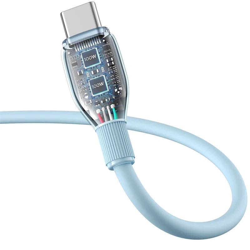 کابل تبدیل USB به USB-C بیسوس مدل Pudding Series P10355703511-B1 طول 1.2 متر