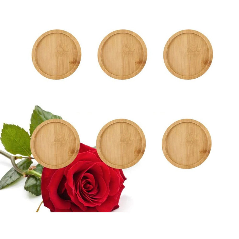 زیر لیوانی مدل بامبو D10 کد DGQ52001017 بسته 6 عددی