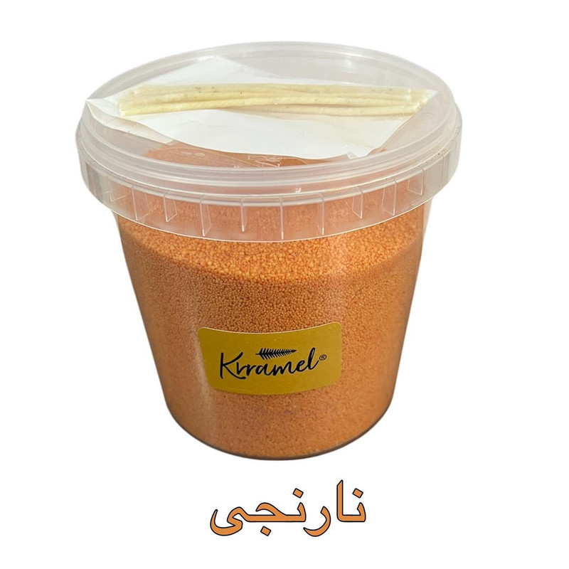 شمع کارامل مدل پودری