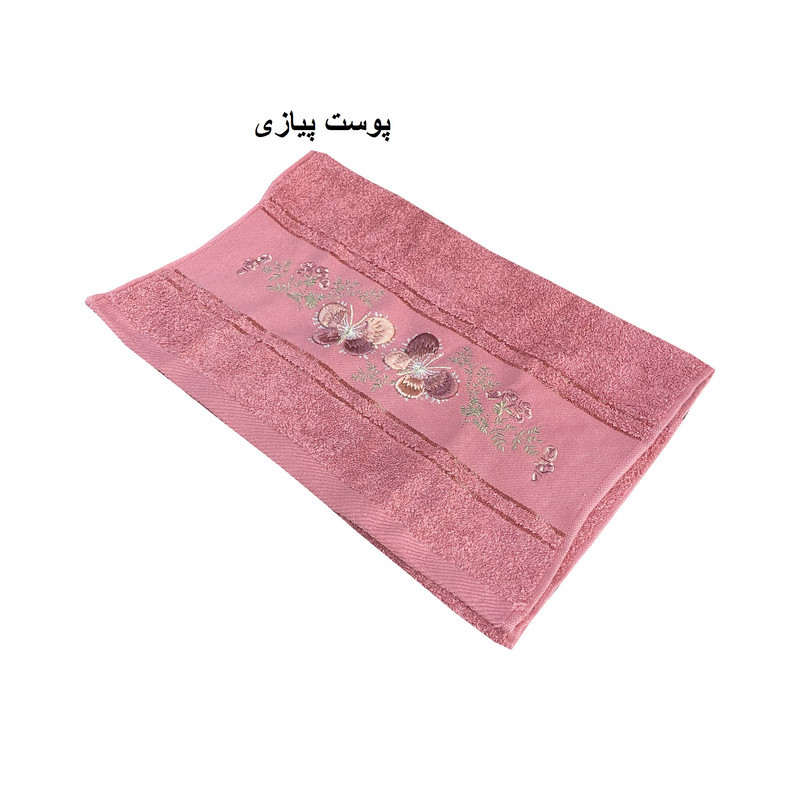 حوله دستی ماندگار مدل GOL119 سایز 40x75 سانتی متر