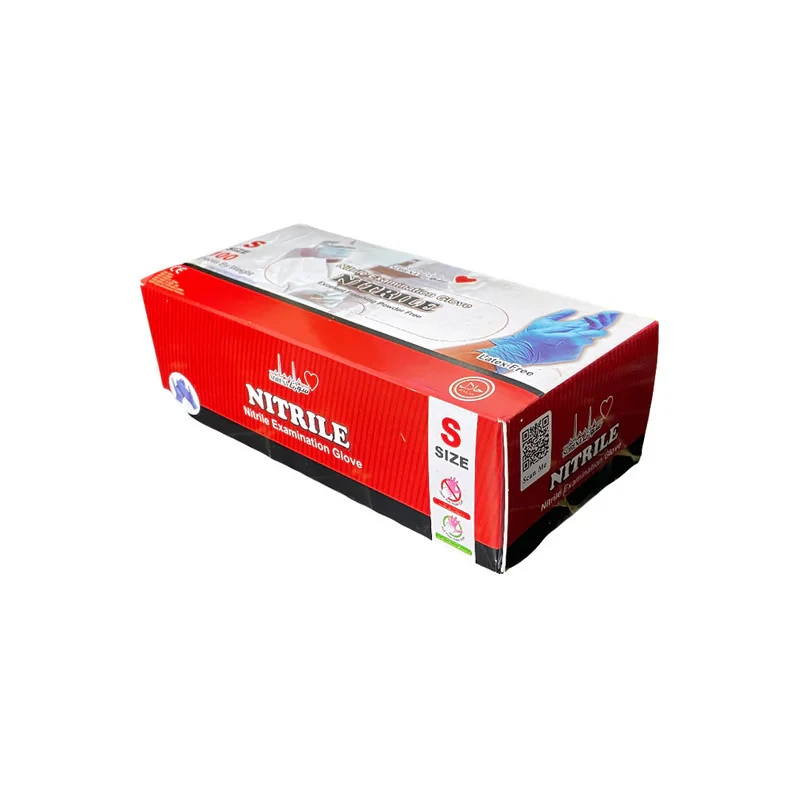 دستکش نیتریل غیر پودری سورنا مدل 01 سایز کوچک (S) بسته 100 عددی