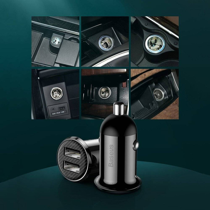 شارژر فندکی باسئوس مدل CCALLP-01