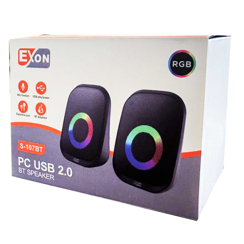اسپیکر بلوتوثی قابل حمل اکسون مدل S107BT RGB