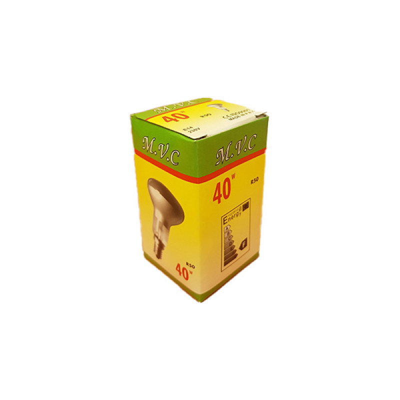 لامپ 40 وات ام وی سی مدل R50 پایه E14