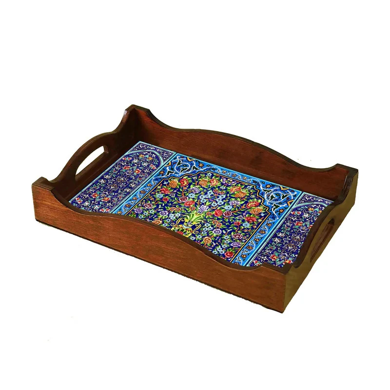 سینی دسته‌دار مدل R.K7.32 سایز 32×22 سانتی‌متر