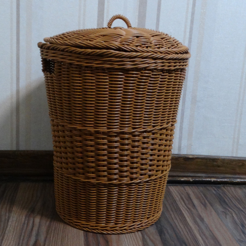 سبد رخت چرک مدل بافت طرح شمشاد کد SRC - 01