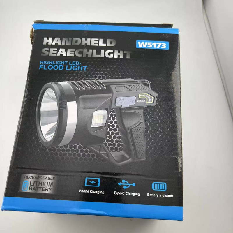 نورافکن دستی اسمایلینگ شارک مدل W5173 با نور چند رنگ