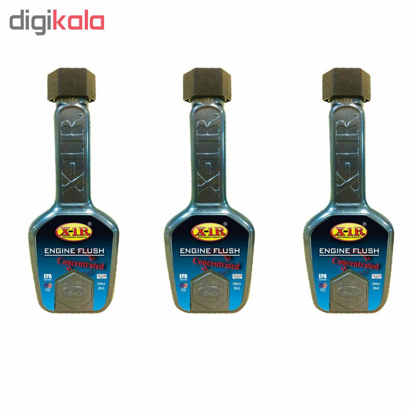 مکمل روغن موتور خودرو X-1R مدل Eng.Fl حجم 240 میلی لیتر بسته 3 عددی
