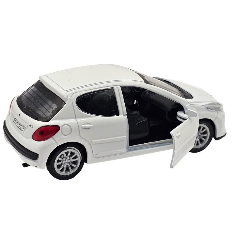 ماکت ماشین ناب سل مدل پژو 207 فلزی عقب کش  کد Peugeot 207 metal pull back naab006 scale 1:48