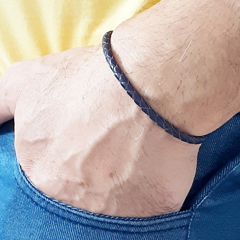 دستبند مردانه مدل آنائل کد 6660