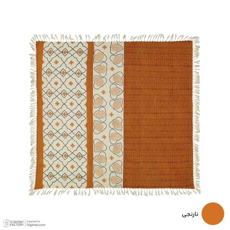 رومیزی بومی مدل 03 سایز 107x105 سانتی‌متر