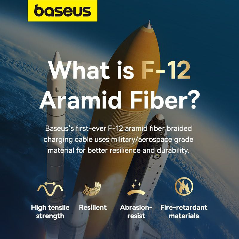 کابل USB به USB-C بیسوس مدل Unbreakable Series 100W طول 2 متر