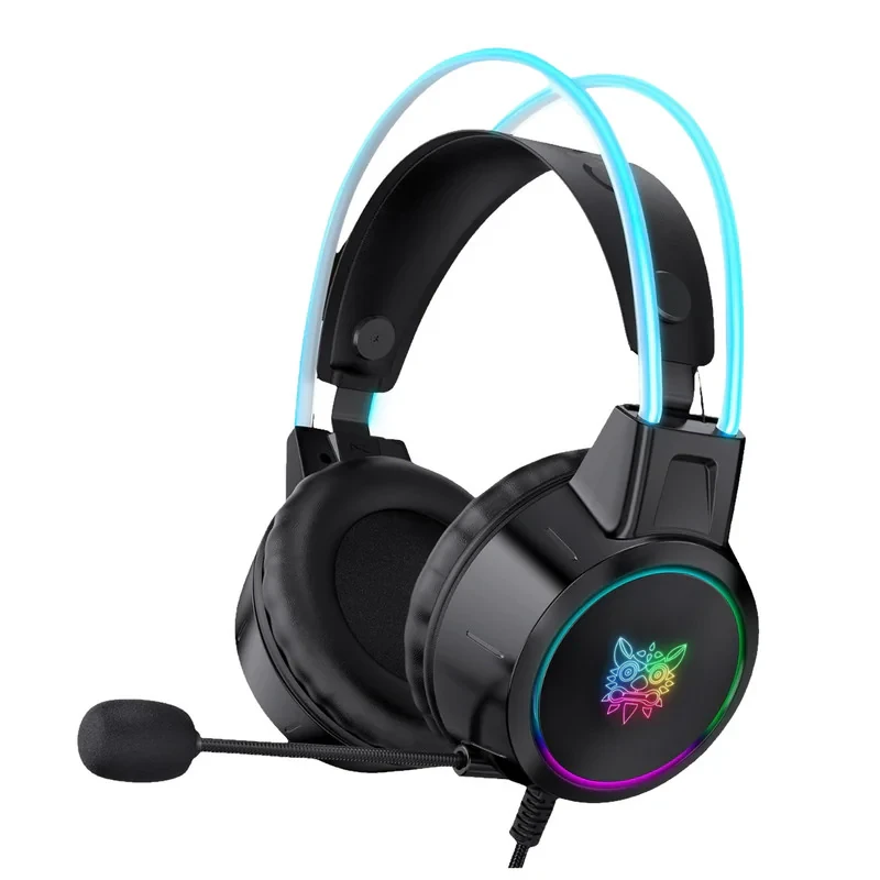 هدست گیمینگ اونیکوما مدل X15 Pro، درگاه شارژ USB، دارای نورپردازی RGB، با قابلیت اتصال به چند دستگاه