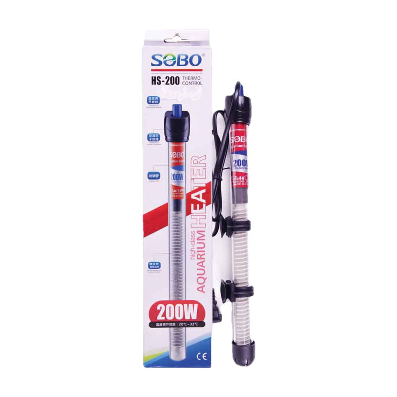 بخاری آکواریوم سوبو مدل HS-200 یدک دار
