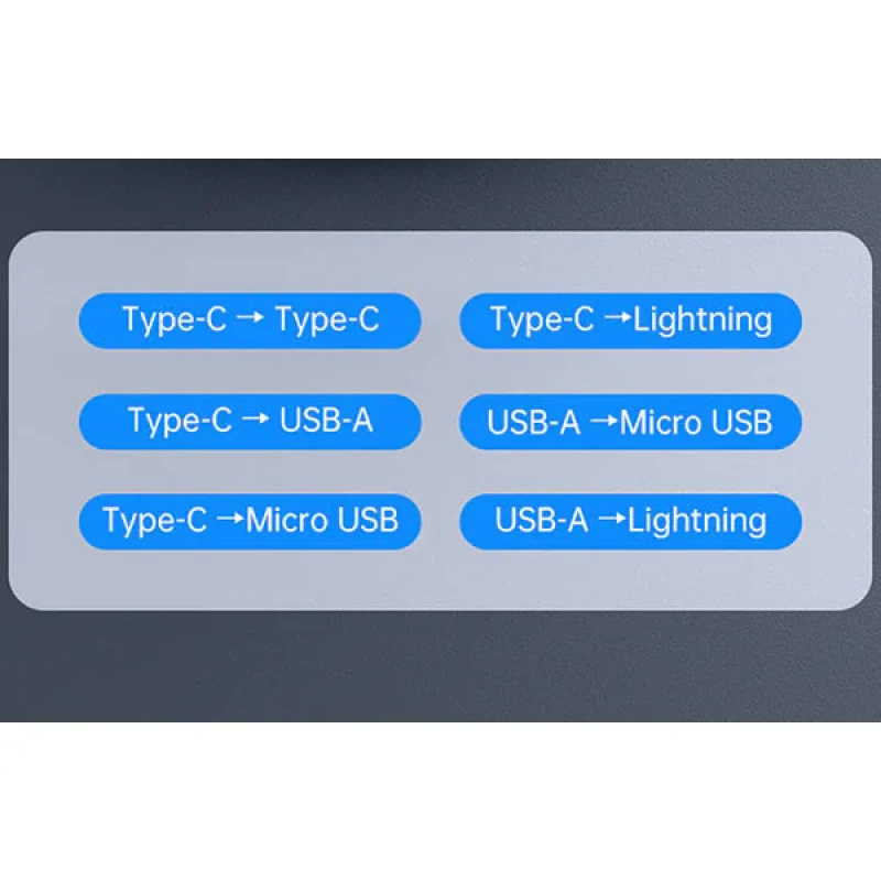 کابل تبدیل USB-CUSB به لایتنینگUSB-CMicroUSB مک‌دودو مدل WF-1720 طول 0.3 متر