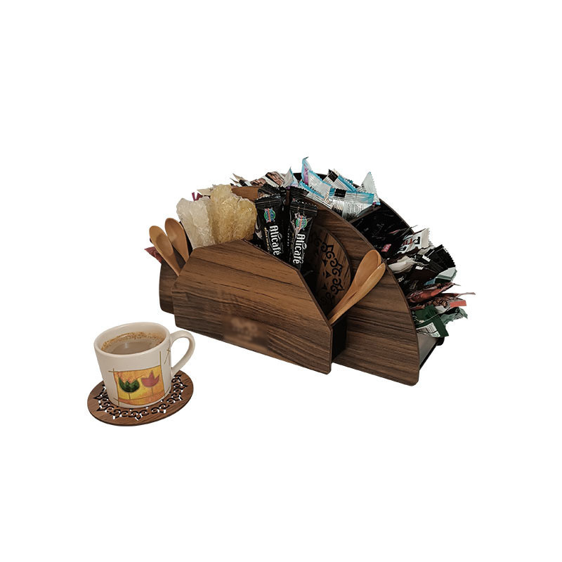 جعبه پذیرایی طرح لاکچری باکس مدل MK001-A-C مجموعه 5 عددی