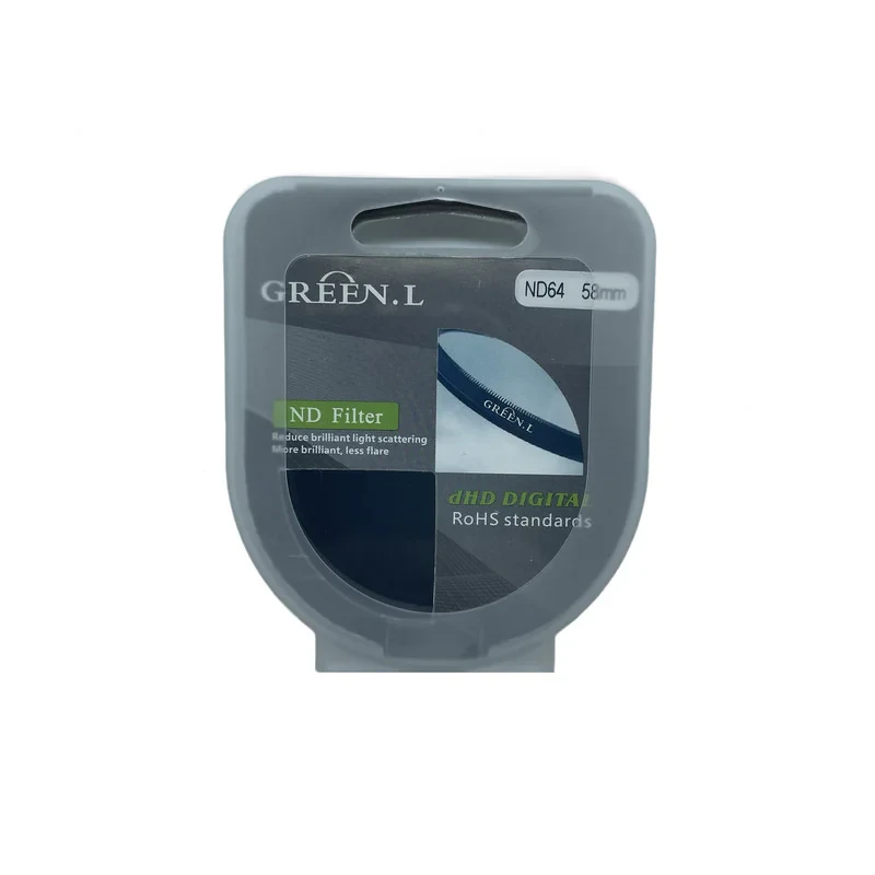 فیلتر لنز گرین ال مدل ND64-58MM