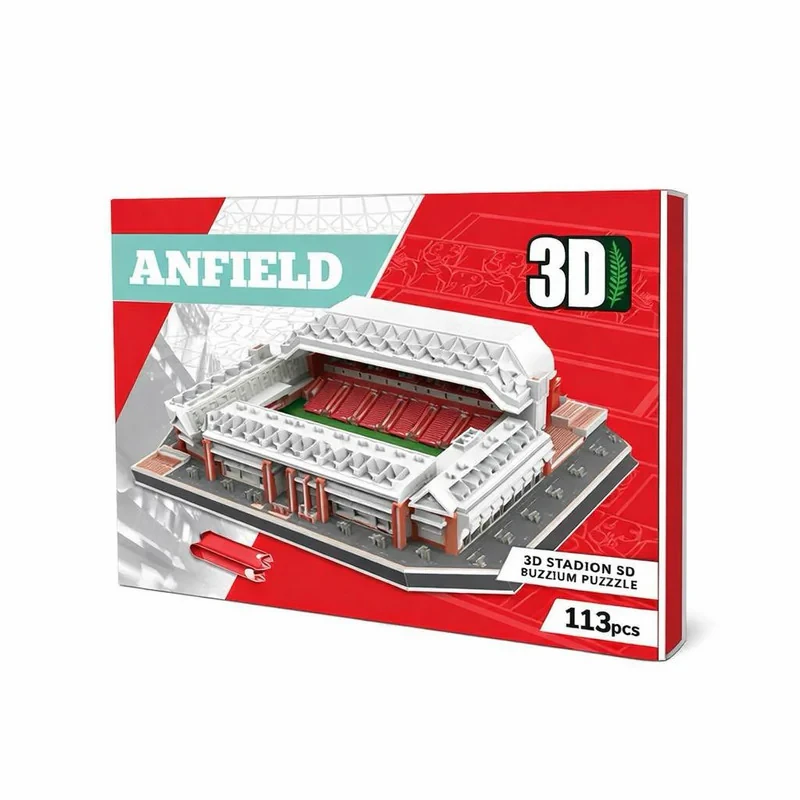 ساختنی 113 تکه مدل استادیوم طرح Anfield