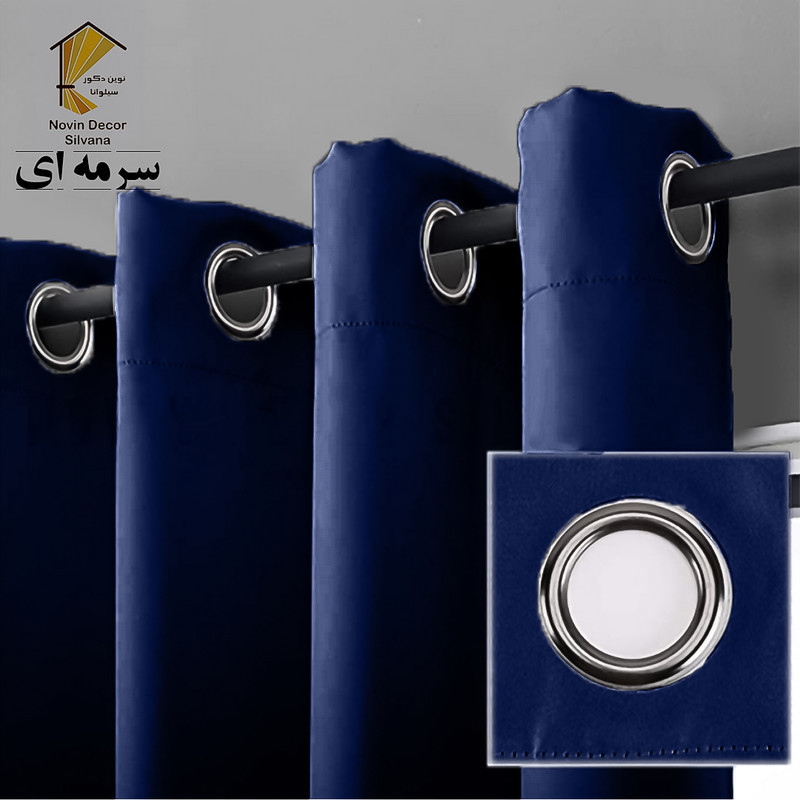 پرده نوین دکور سیلوانا مدل لاکچری 180 _ 1 سایز 180x140 سانتی‌متر