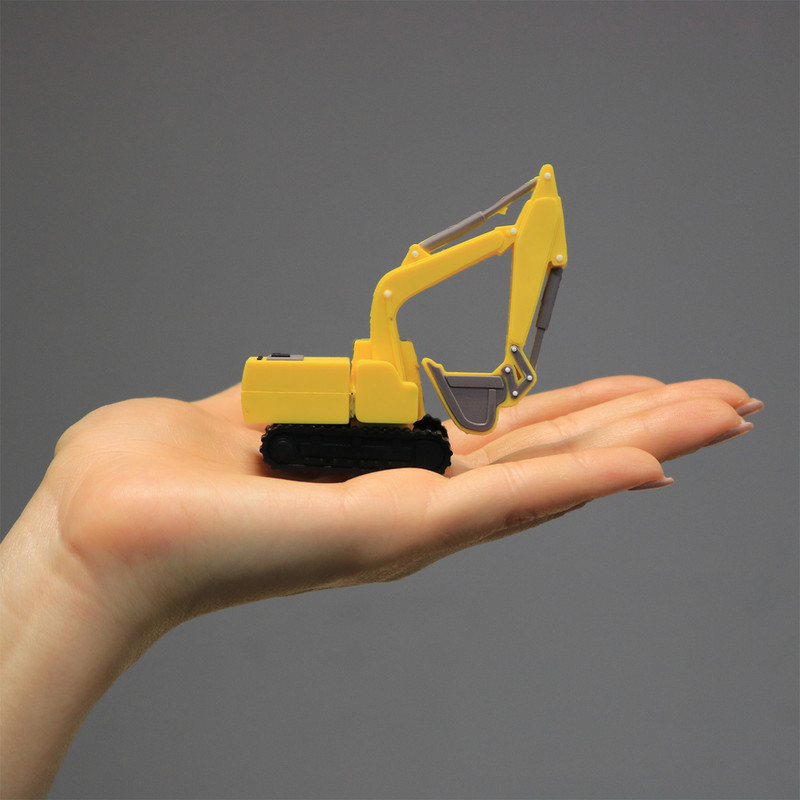 فلش مموری طرح بیل مکانیکی مدل UL-Excavator ظرفیت 16 گیگابایت