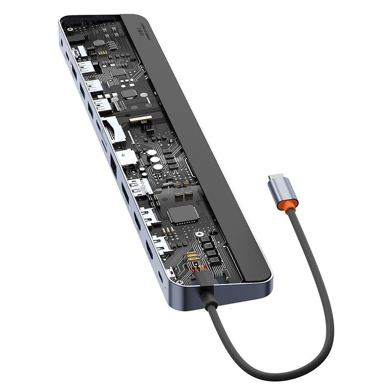 هاب 12 پورت USB-C باسئوس مدل BS-OH062