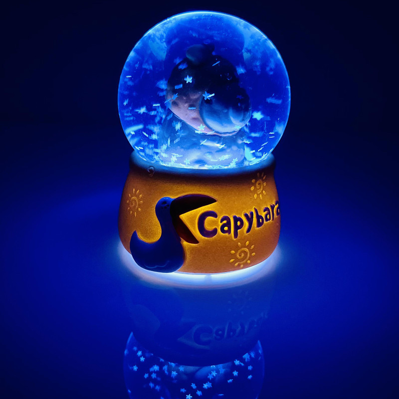 گوی چراغ‌دار مدل مینی Capybara طرح کوالا هویج عاشق کد C1623.15