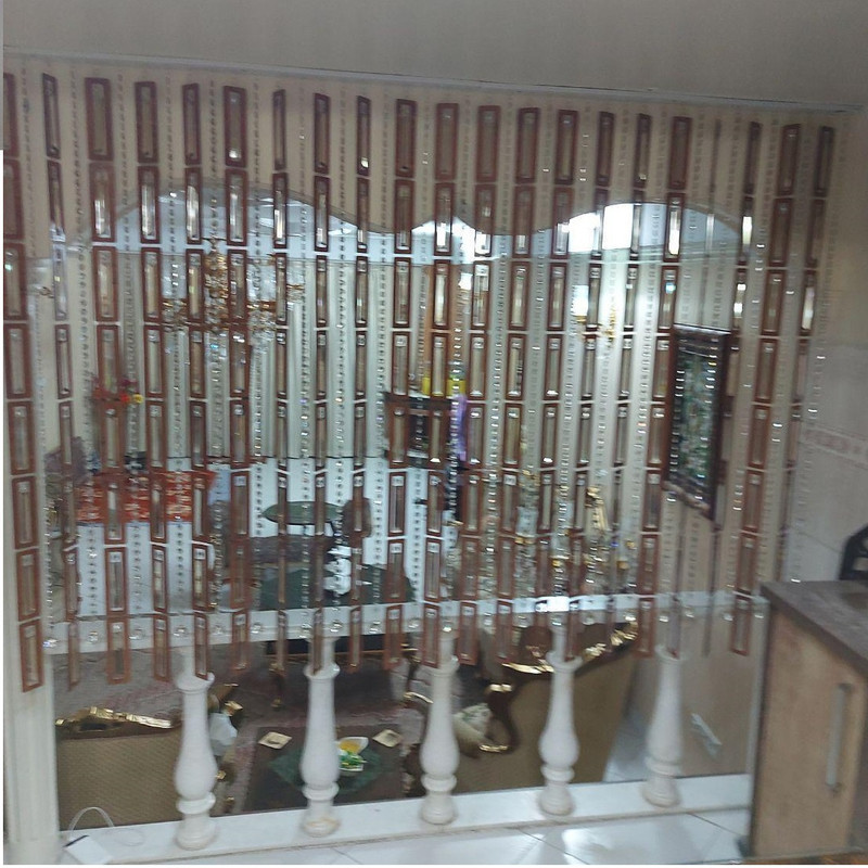 پرده آریا کریستال مدل چوبی سایز 30x300 سانتیمتر