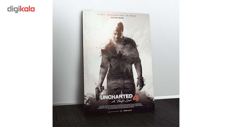 تابلو شاسی ونسونی طرح UnCharted 4 Poster سایز 30 × 40