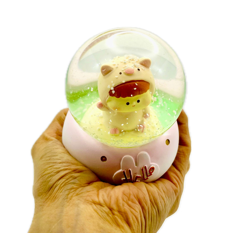گوی مدل چراغدار HELLO طرح baby خوک کد C1623.11.S300