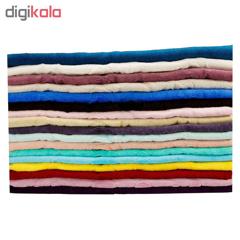 حوله دستی آیدین تاول مدل شکوفه سایز 40 × 80 سانتی متر