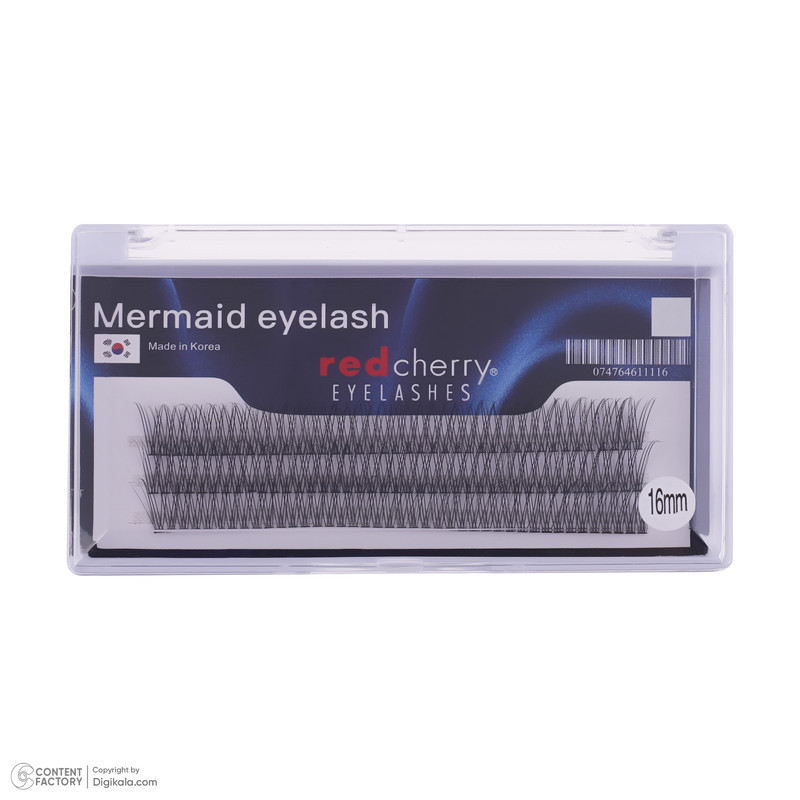 مژه مصنوعی رد چری مدل mermaid کد 16