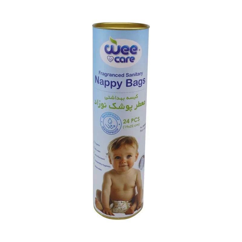کیسه بهداشتی پوشک وی کر مدل Nappy Bags بسته 24 عددی