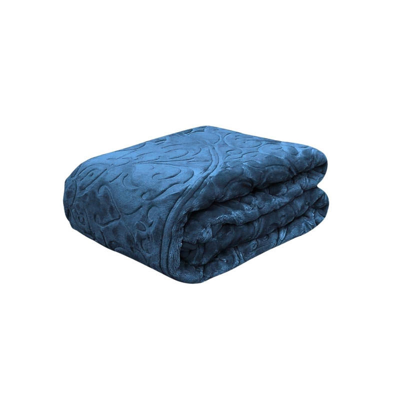 پتو یک نفره گلبافت مدل الوان گل برجسته سایز 220x160 سانتی‌متر