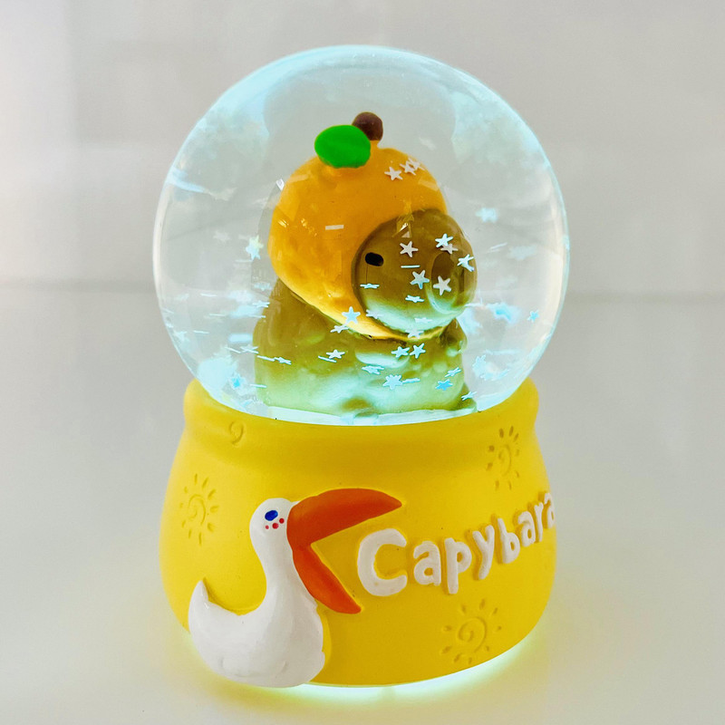 گوی چراغ‌دار مدل مینی Capybara طرح کوالا هویج عاشق کد C1623.15