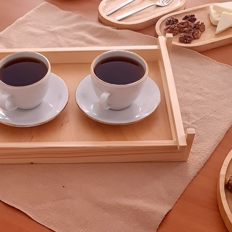 سینی سرو مدل راشا سایز 36x25 سانتی متر