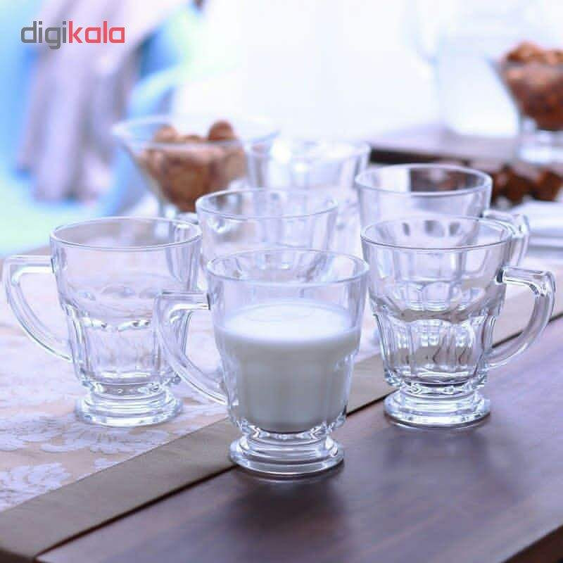 لیوان پاشاباغچه مدل K-118 بسته 6 عددی