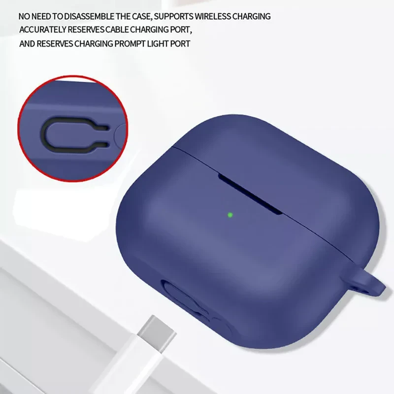 کاور هاپلایت مدل Silicone HL مناسب برای کیس هدفون بی‌سیم سامسونگ Galaxy Buds 3  3 Pro