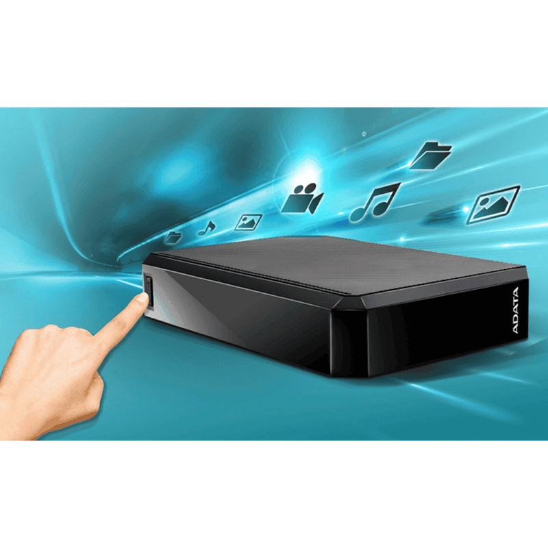 هارد اکسترنال ای دیتا مدل HM800 ظرفیت 4 ترابایت دارای رابط USB Type-A