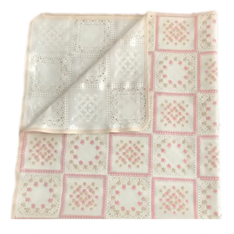 سفره 4 نفره مدل رویال طرح گیپور کد 05 سایز 100×100 سانتی متر