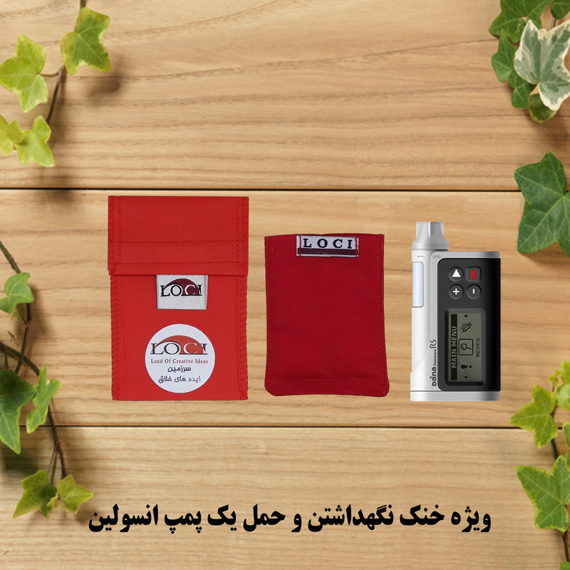 کیف خنک نگهدارنده انسولین لوک آی مدل پمپ کد 00 مجموعه 2 عددی