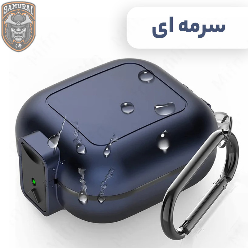 کاور سامورایی مدل Quad-38 مناسب برای کیس هدفون سامسونگ Galaxy Buds Live  Buds Pro  Buds 2  Buds 2 Pro  Buds FE  Buds Core