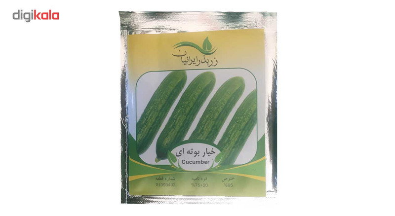 بذر خیار بوته ای زر بذر ایرانیان کد ZBP-22