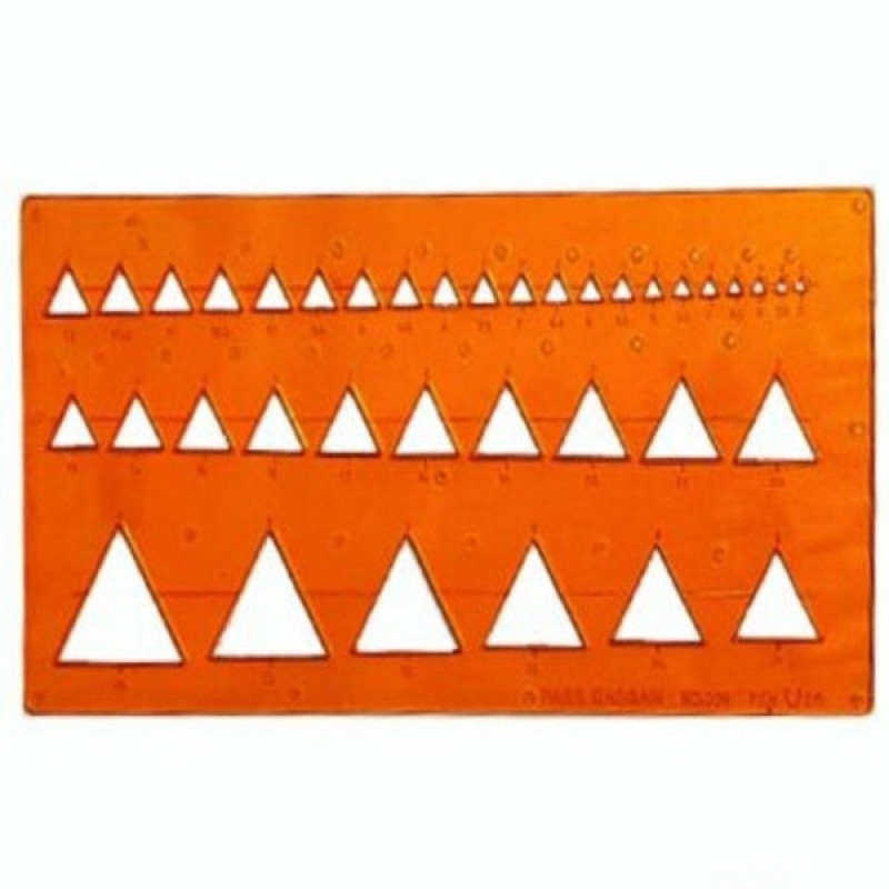 شابلون پارس رسام طرح مثلث کد 2