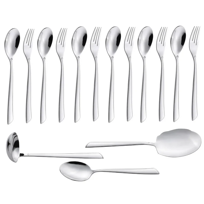 سرویس قاشق و چنگال 15 پارچه جی فی نی مدل G-252