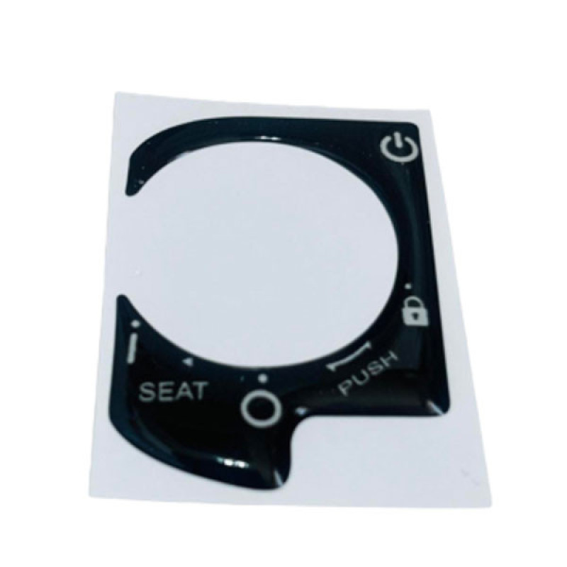 برچسب سوییچ و قفل موتور سیکلت وارون مدل M-90-BLK مناسب برای کلیک