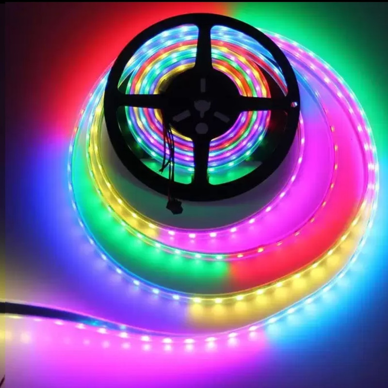 ریسه ال ای دی مدل هوشمند کد RGB IC ws2811 lonstar طول 10 متر