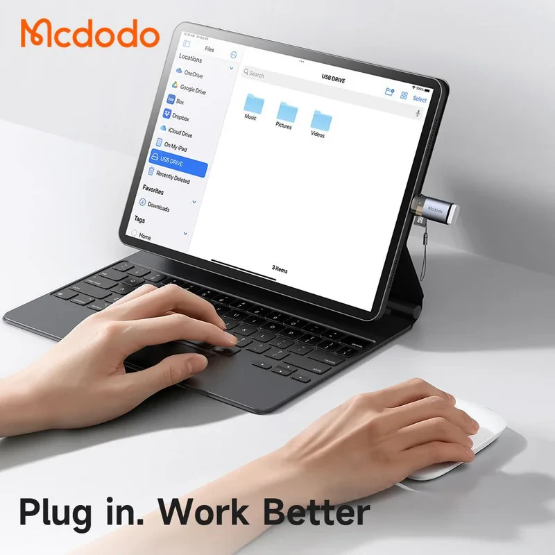 مبدل USB  MicroSD به لایتنینگ مک دودو مدل OT-785