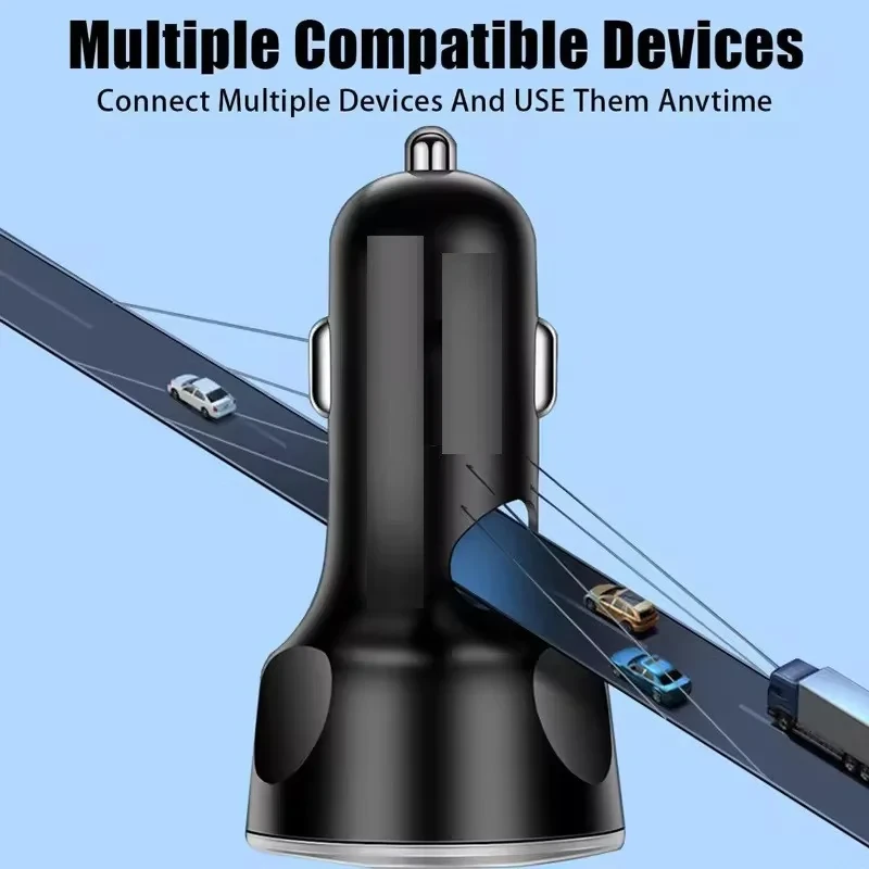 شارژر فندکی 66 وات مدل FP-89 به همراه کابل USB-C